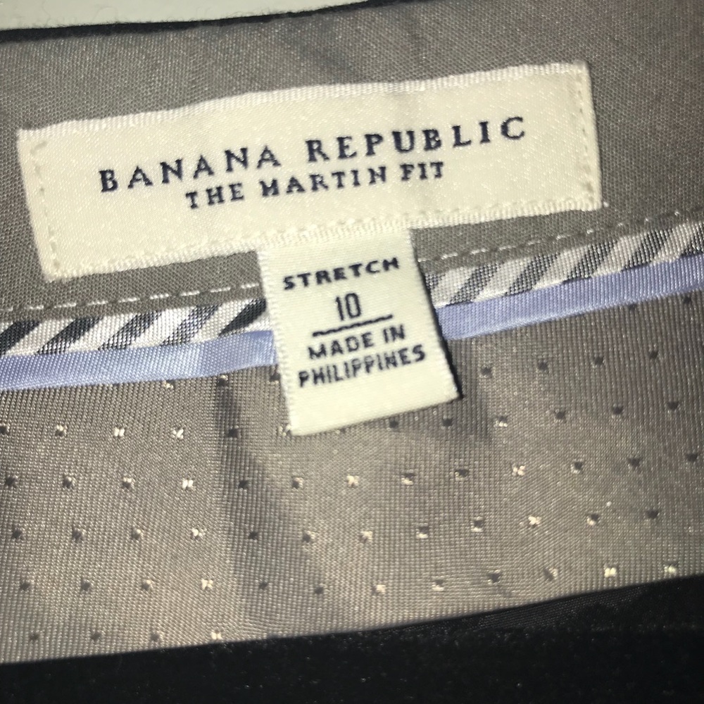 Banana Republic black wool trousers